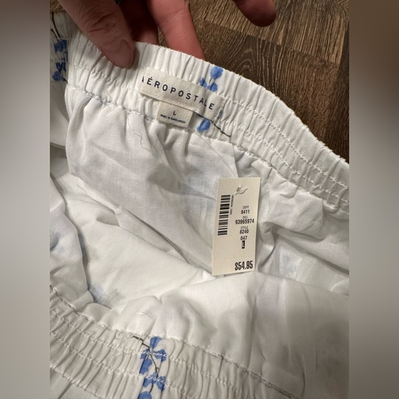 Nwt size Large mini skirt floral flouncy skirt - Picture 8 of 14